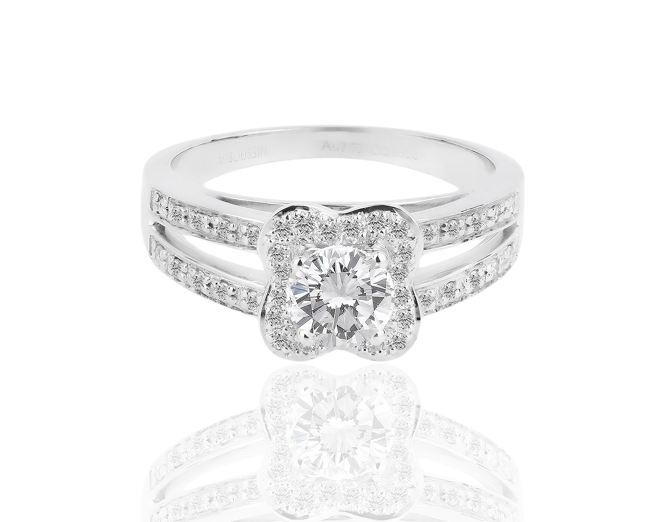 Золотое кольцо с бриллиантами 0.67ct Mauboussin Chance of Love 250918/11