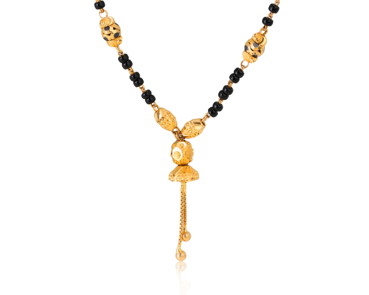 Волшебное золотое колье с ониксом 3.32ct 210421/4