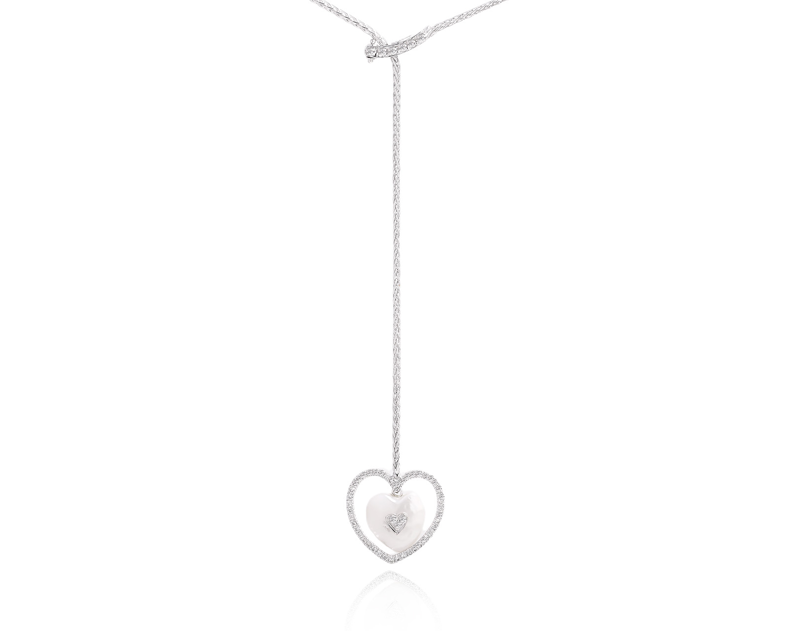 Оригинальное золотое колье с перламутром 2.95ct Yvel 290325/18 Оригинальное золотое колье с перламутром 2.95ct Yvel 290325/18