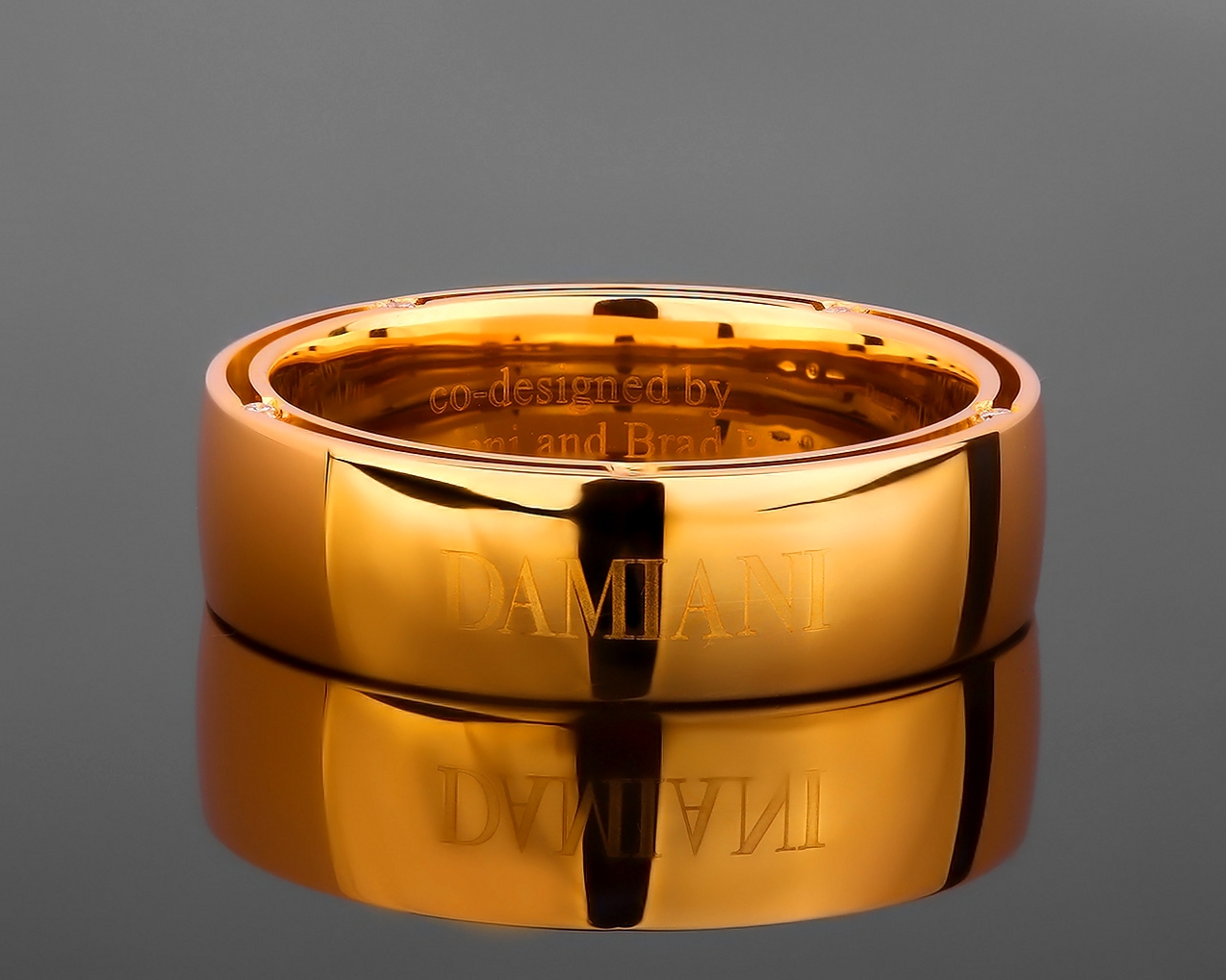 Золотое кольцо с бриллиантами Damiani Brad Pitt 151217/39