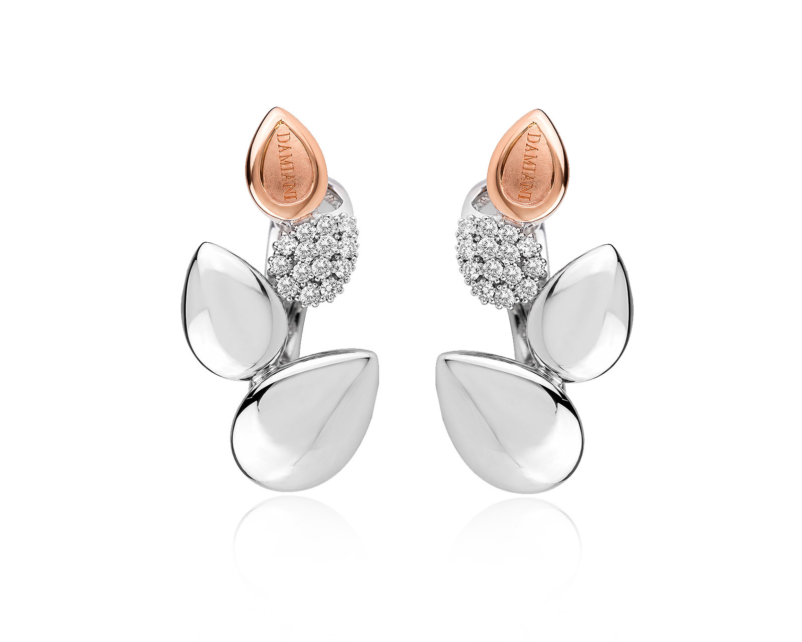 Оригинальные золотые серьги с бриллиантами 0.42ct Damiani Antera 230526/3