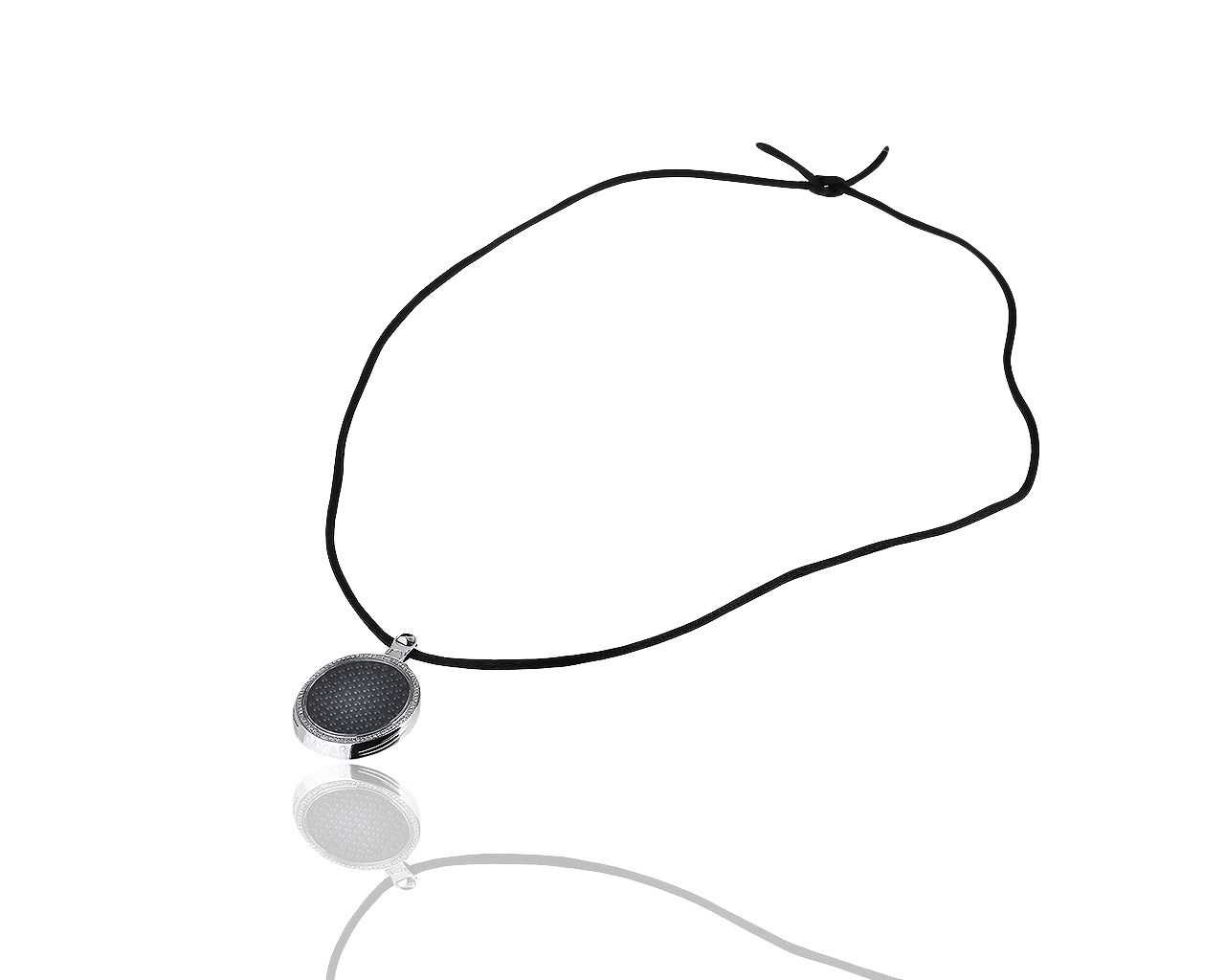 Оригинальная золотая подвеска с бриллиантами 0.50ct Roberto Coin Caviar