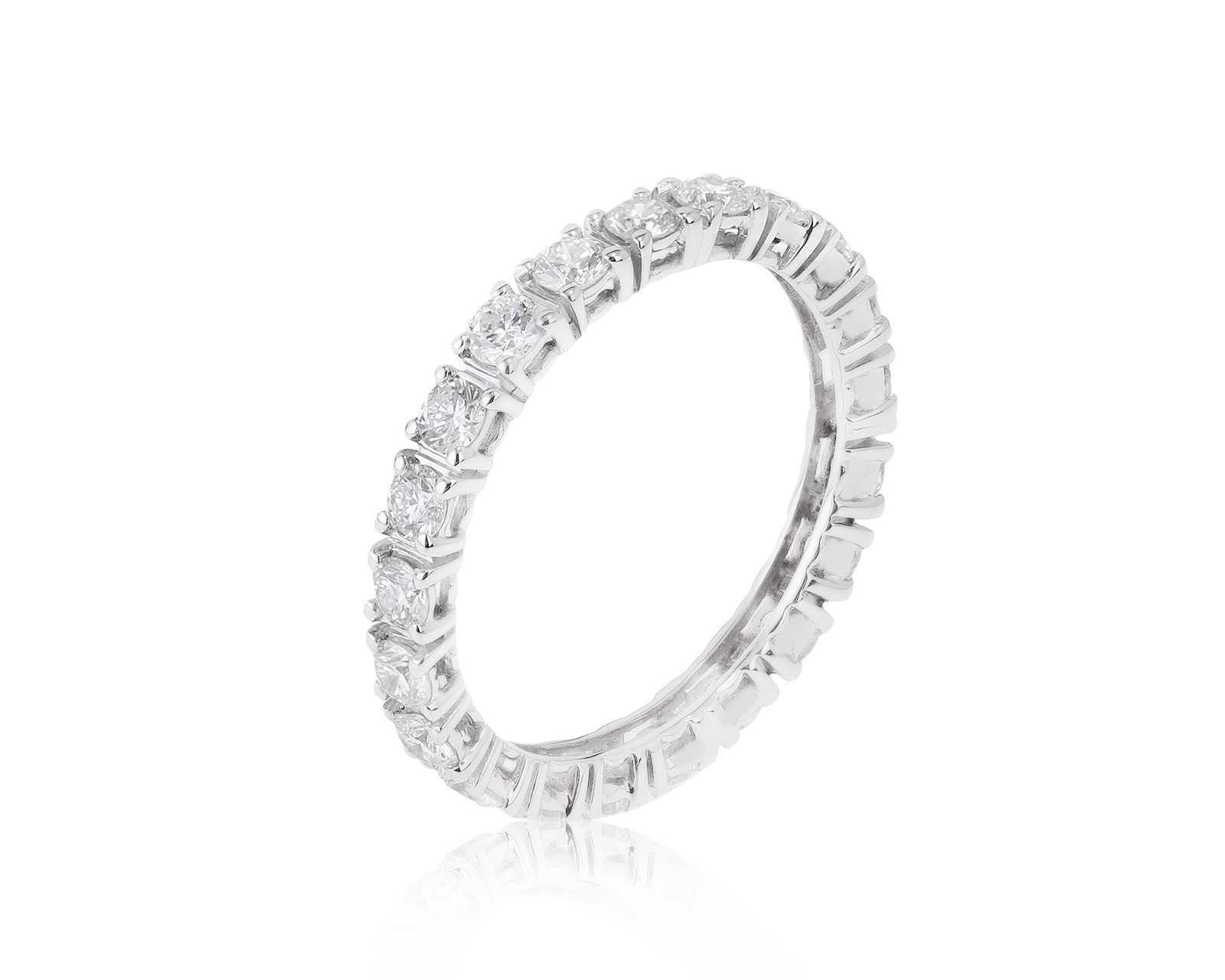 Притягательное золотое кольцо с бриллиантами 1.00ct 171221/1