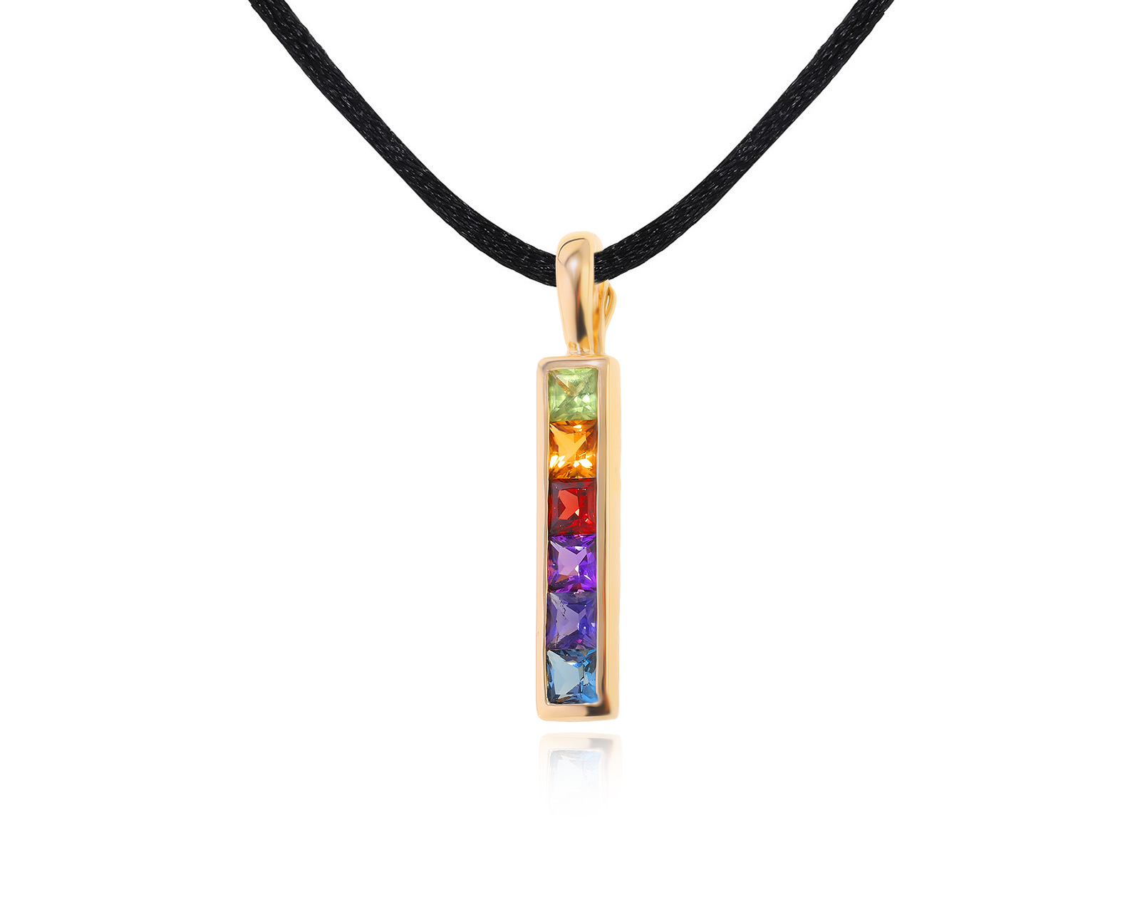 Оригинальный золотой кулон H.Stern Rainbow 271022/3