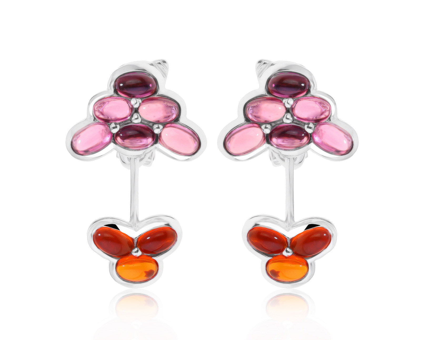 Оригинальные золотые серьги с турмалинами 3.20ct Mauboussin 080921/2 Оригинальные золотые серьги с турмалинами 3.20ct Mauboussin 080921/2