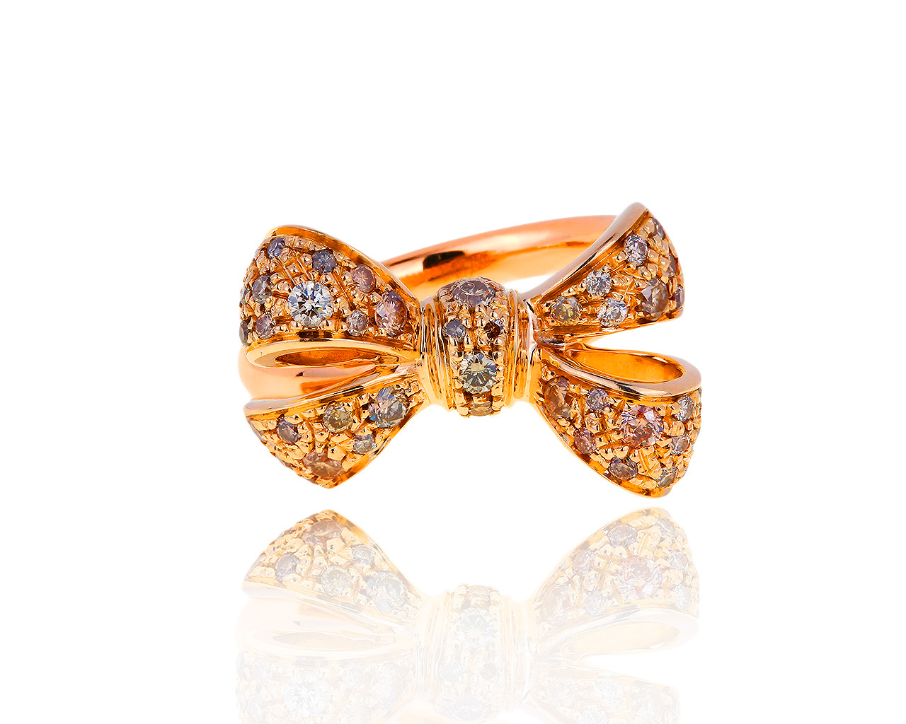Оригинальное золотое кольцо с бриллиантами 0.70ct Pomellato Forever 050619/4