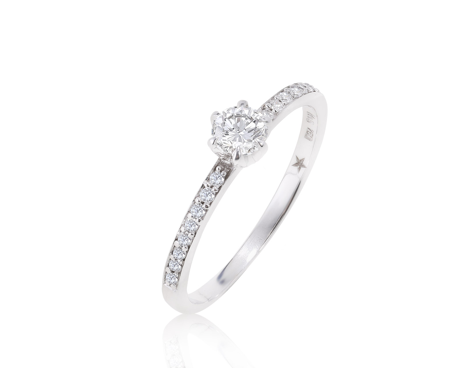 Оригинальное золотое кольцо с бриллиантами 0.31ct H.Stern 111022/4