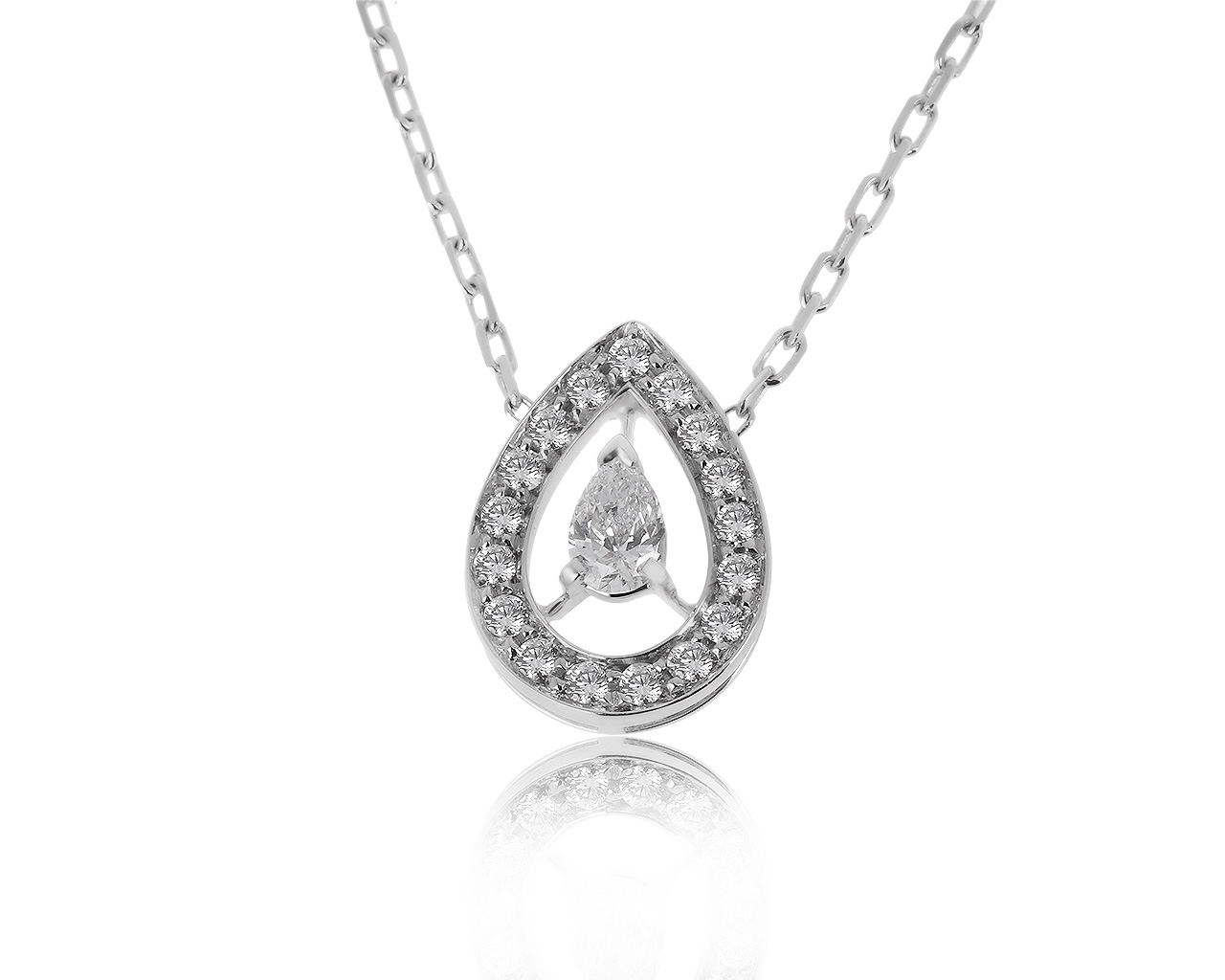 Оригинальный золотой кулон с бриллиантами 0.53ct Boucheron