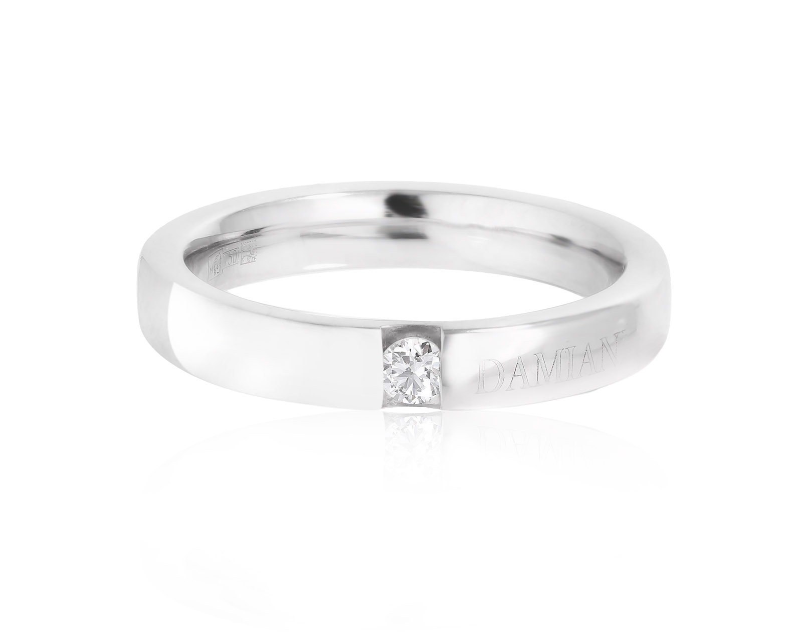 Оригинальное золотое кольцо Damiani Veramore