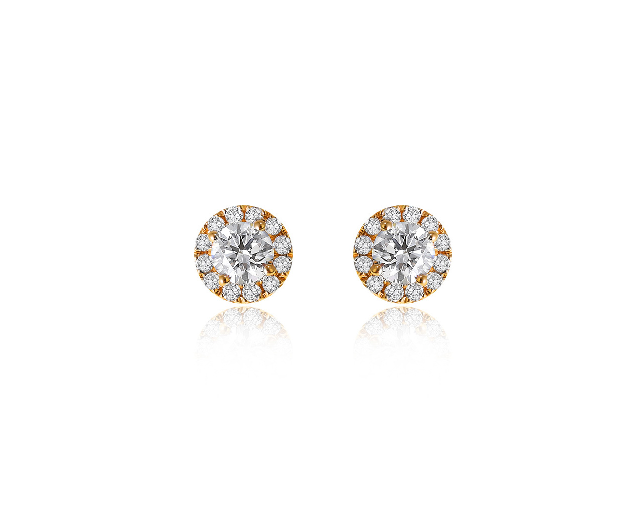 Оригинальные золотые серьги с бриллиантами 0.32ct Tiffany&Co Soleste 241120/5