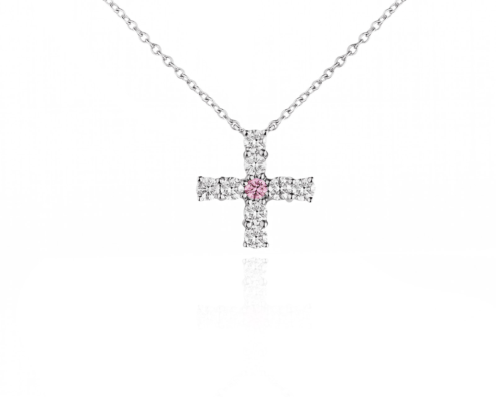 Оригинальное платиновое колье с бриллиантами 0.41ct Harry Winston Symbols Mini 120826/1
