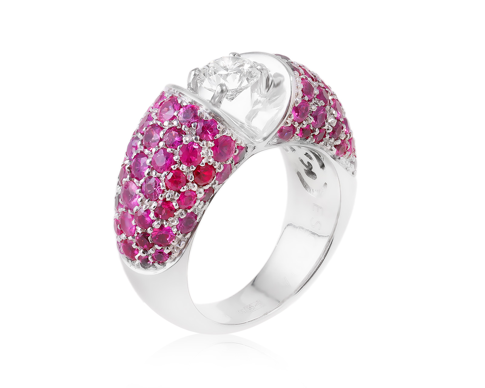 Оригинальное золотое кольцо с бриллиантом 0.70ct Escada 021223/8