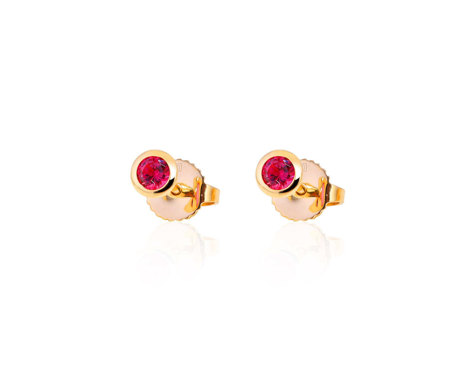 Оригинальные золотые серьги Tiffany&Co Elsa Peretti Color By The Yard