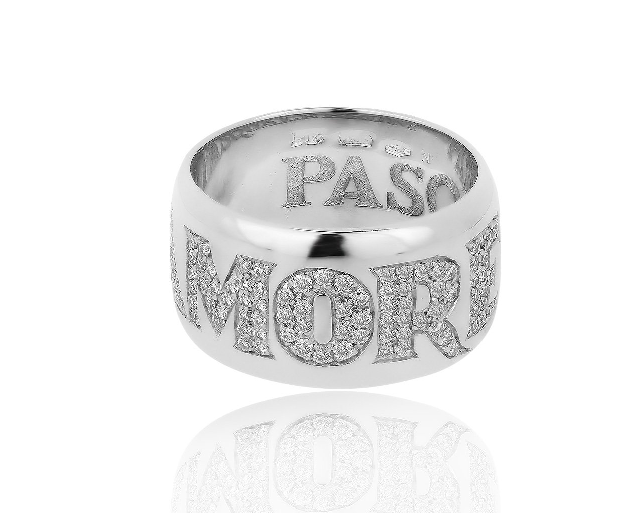 Эстетичное золотое кольцо с бриллиантами 0.47ct Pasquale Bruni 270619/13