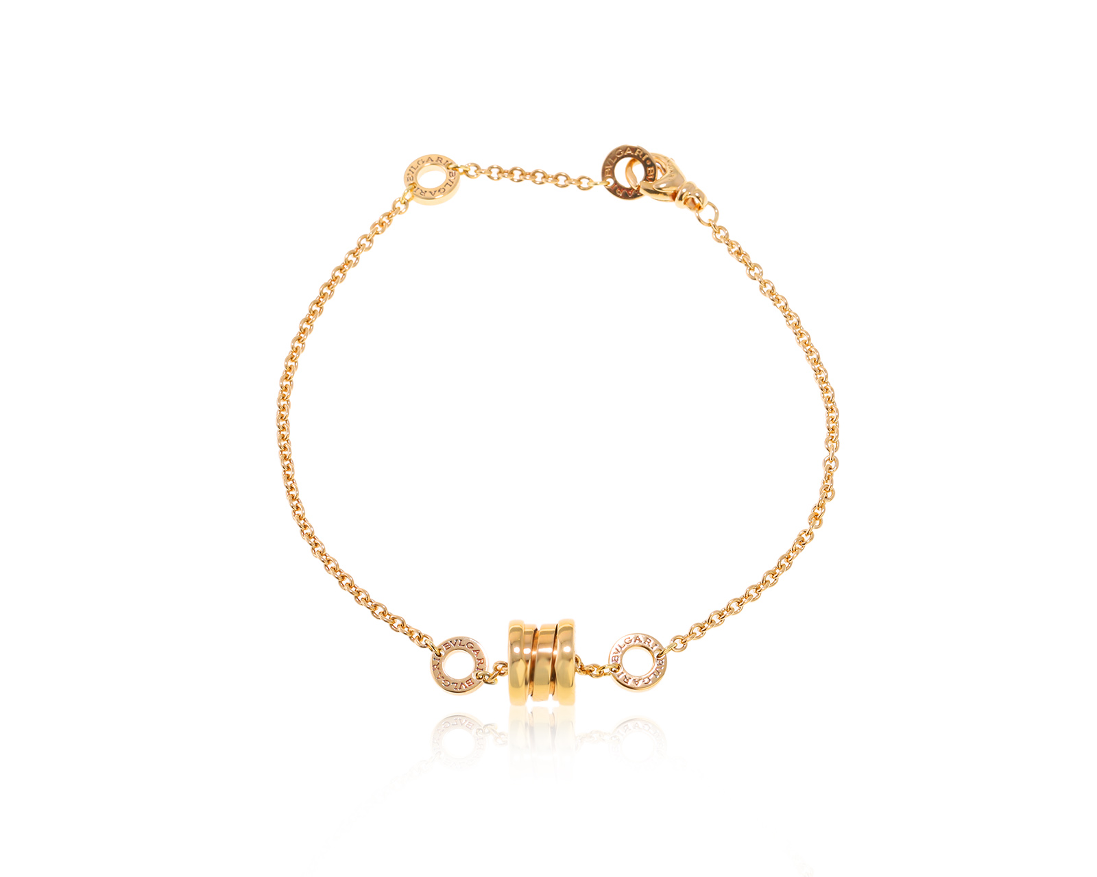 Оригинальный золотой браслет Bvlgari B.Zero1 100524/12