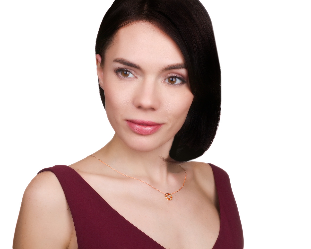 Оригинальный золотой кулон с бриллиантами 0.01ct Tiffany&Co