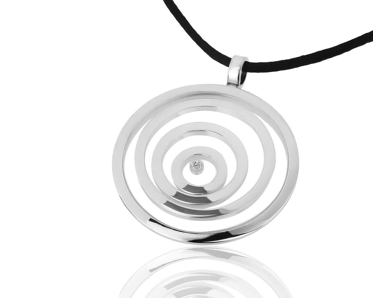 Оригинальный золотой кулон Chopard Happy Spirit 240815/1