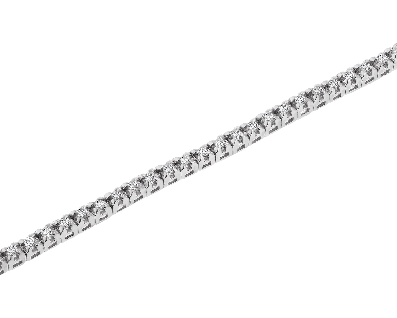 Престижный золотой браслет с бриллиантами 0.45ct