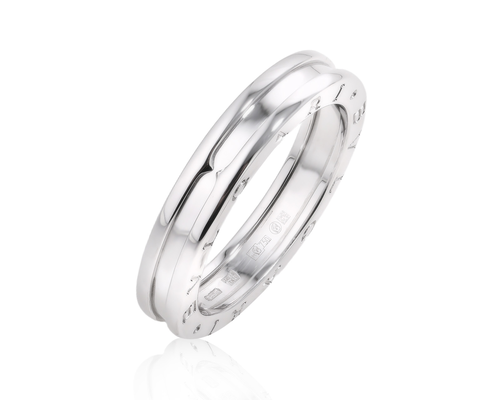 Оригинальное золотое кольцо Bvlgari B.Zero1