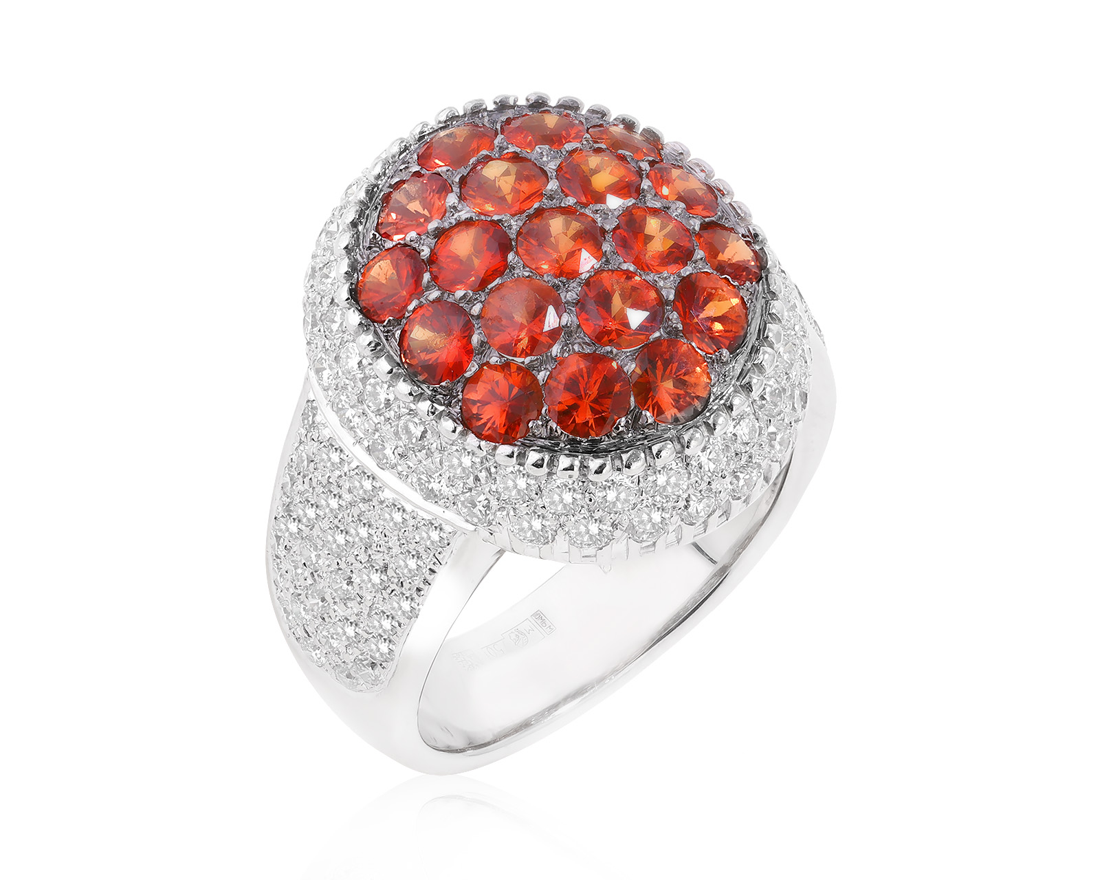 Оригинальное золотое кольцо с сапфирами 2.36ct Mouawad 151224/9