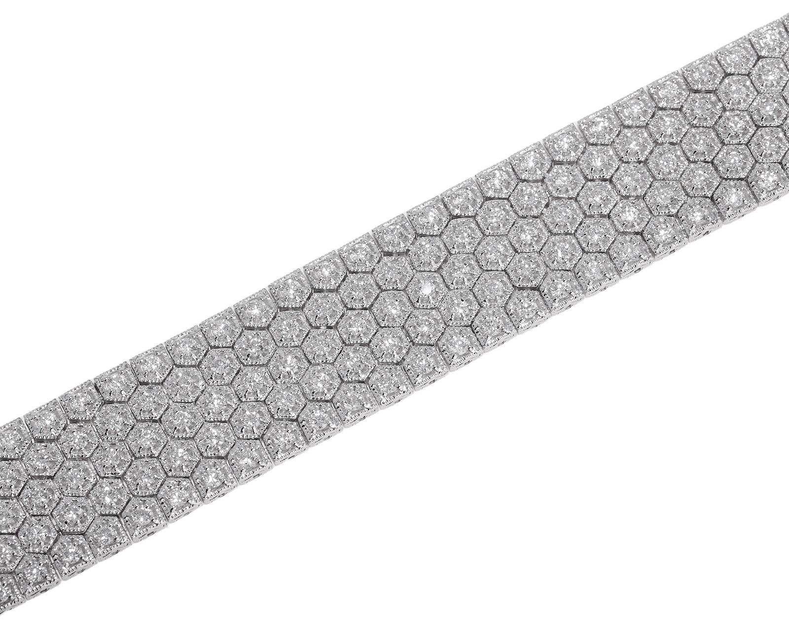 Золотой браслет с бриллиантами 5.75ct