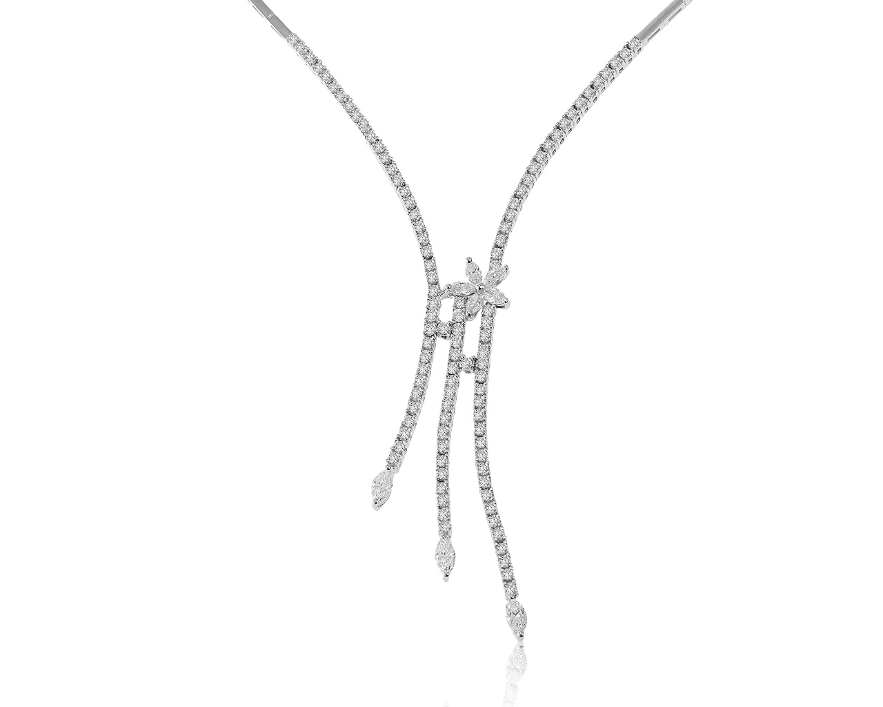 Оригинальное золотое колье с бриллиантами 2.67ct Altinbas Pirlanta 180121/3