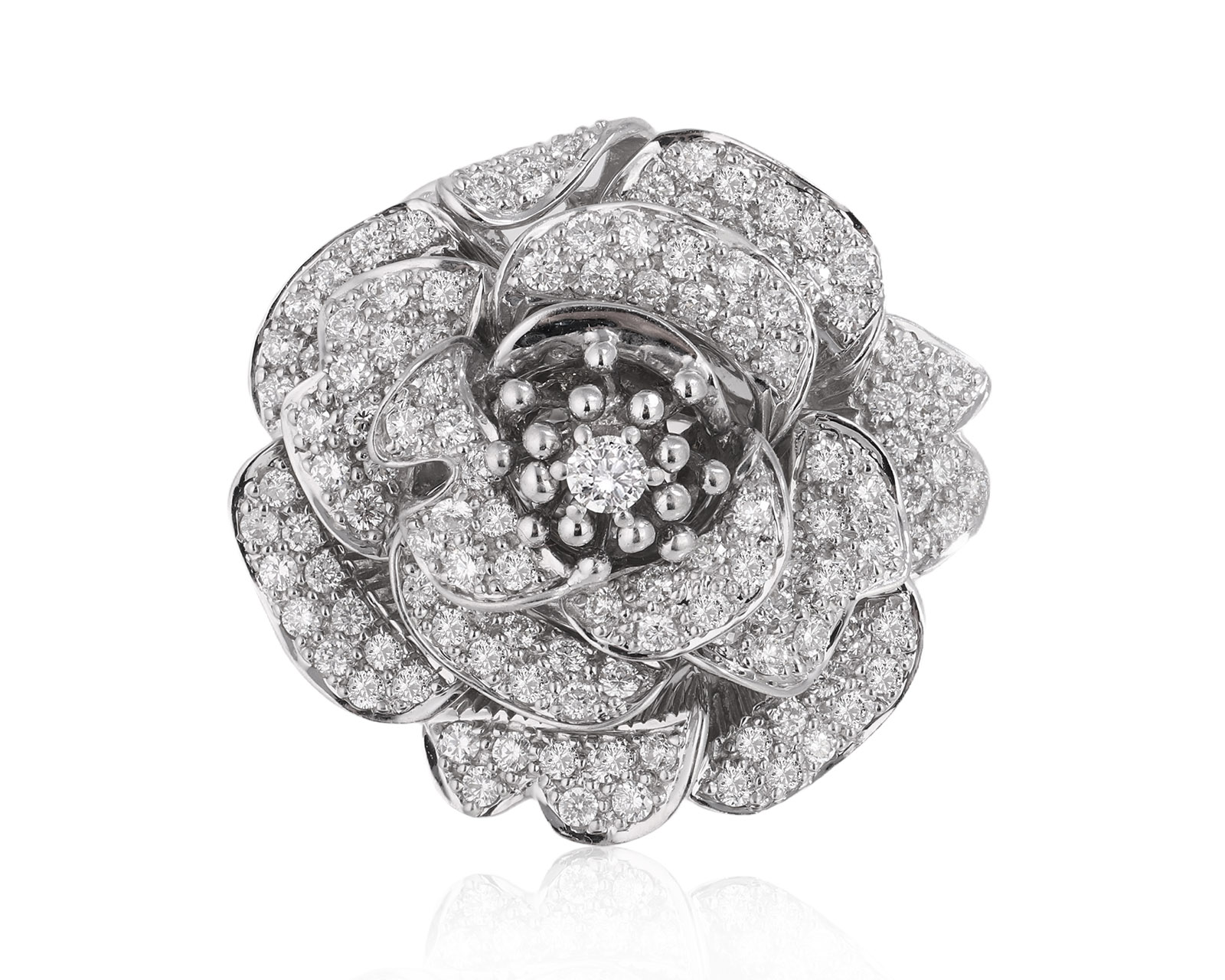 Золотое кольцо с бриллиантами 2.39ct