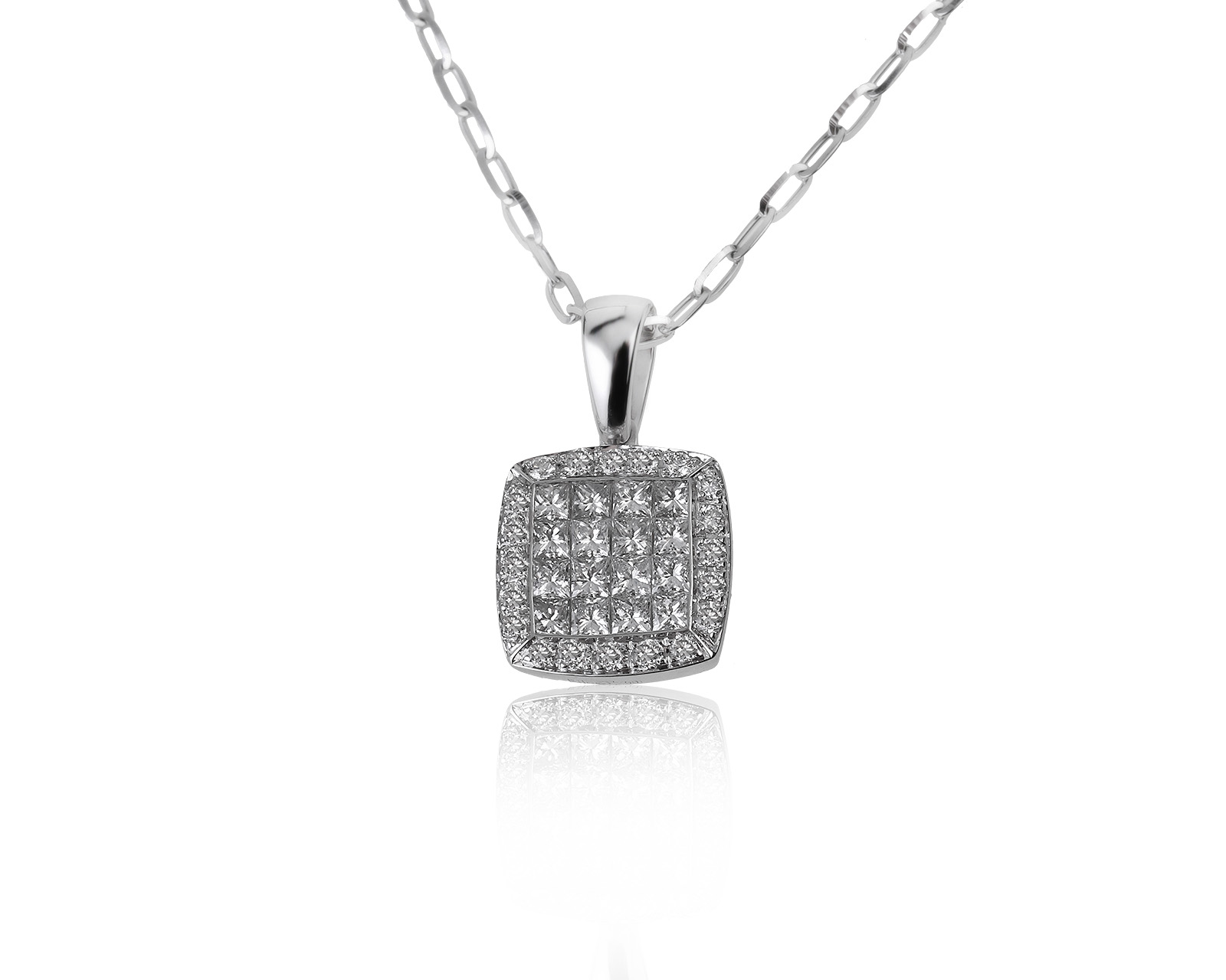 Итальянский золотой кулон с бриллиантами 0.53ct 280521/7