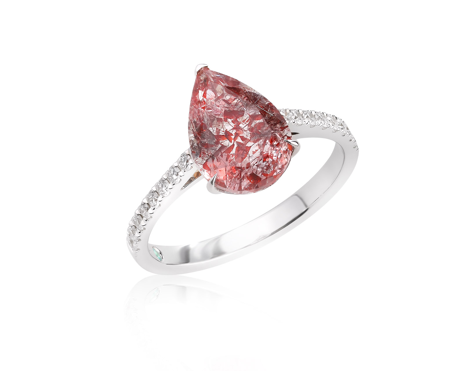 Золотое кольцо с кварцем 2.44ct Evgeny Matveev 180626/Б313