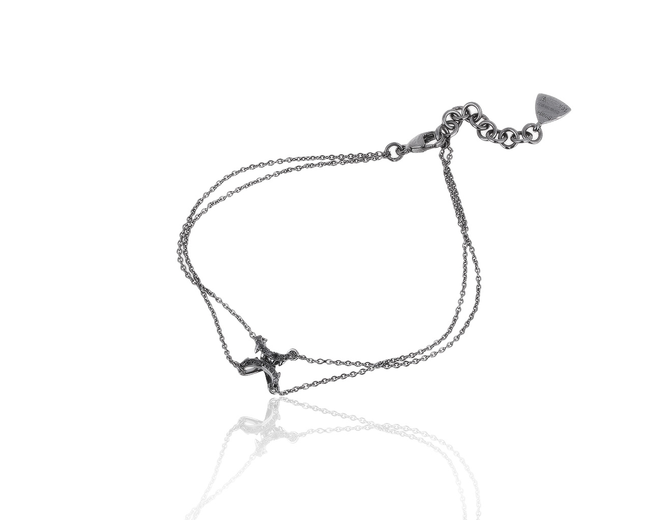 Оригинальный золотой браслет с бриллиантами 0.06ct Stephen Webster