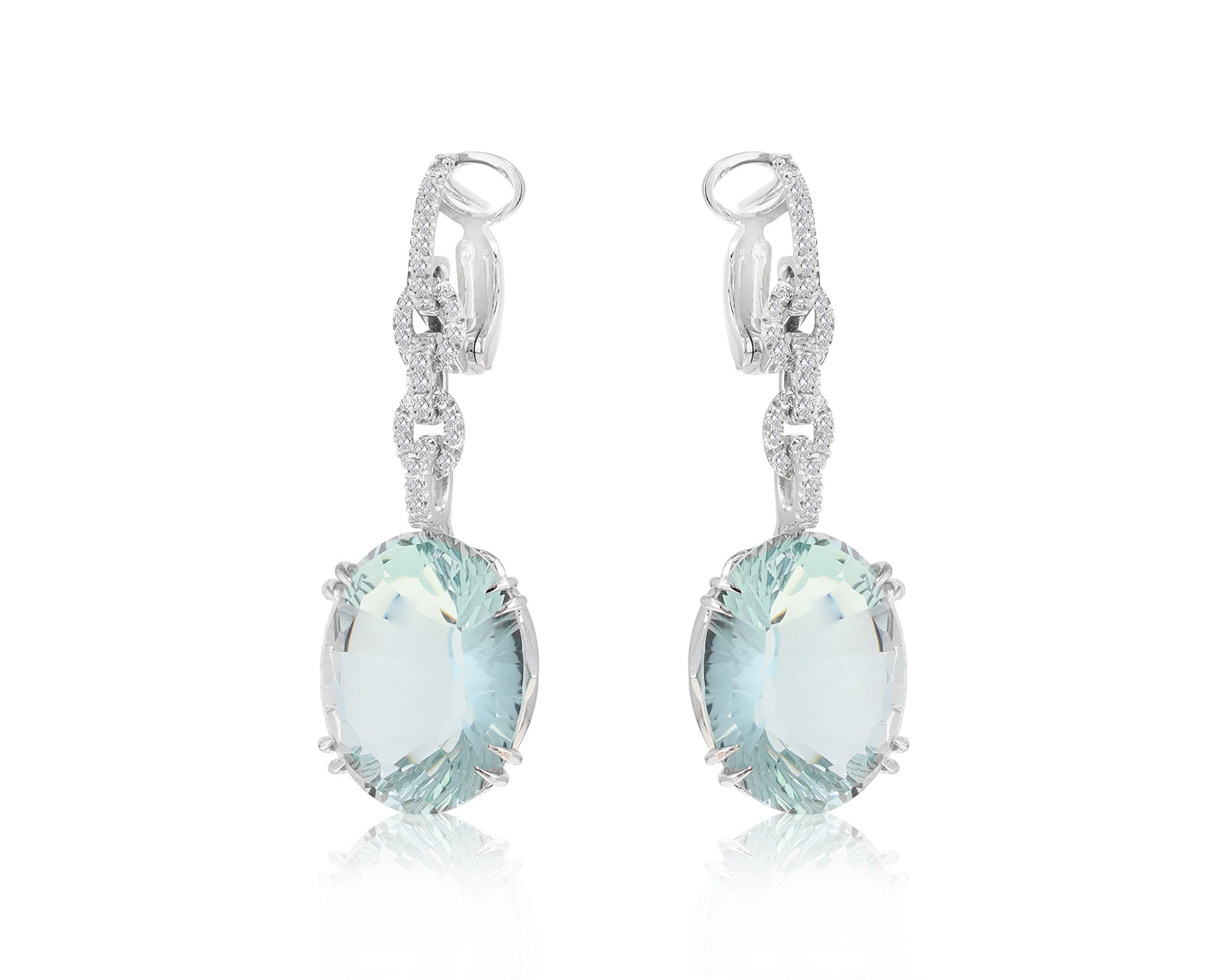 Оригинальные золотые серьги с кварцем 29.03ct Giovanni Ferraris 140322/22 Оригинальные золотые серьги с кварцем 29.03ct Giovanni Ferraris 140322/22