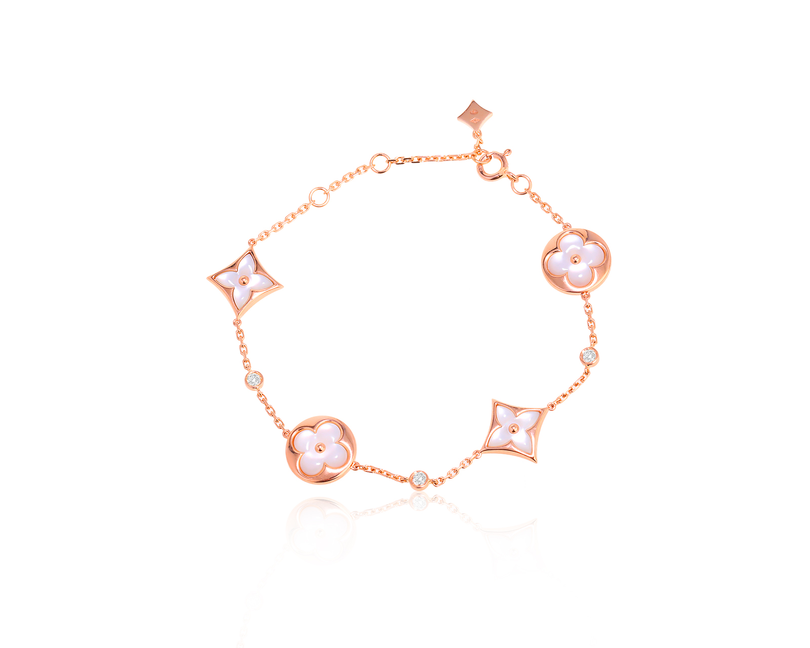 Оригинальный золотой браслет Louis Vuitton Color Blossom 031122/2