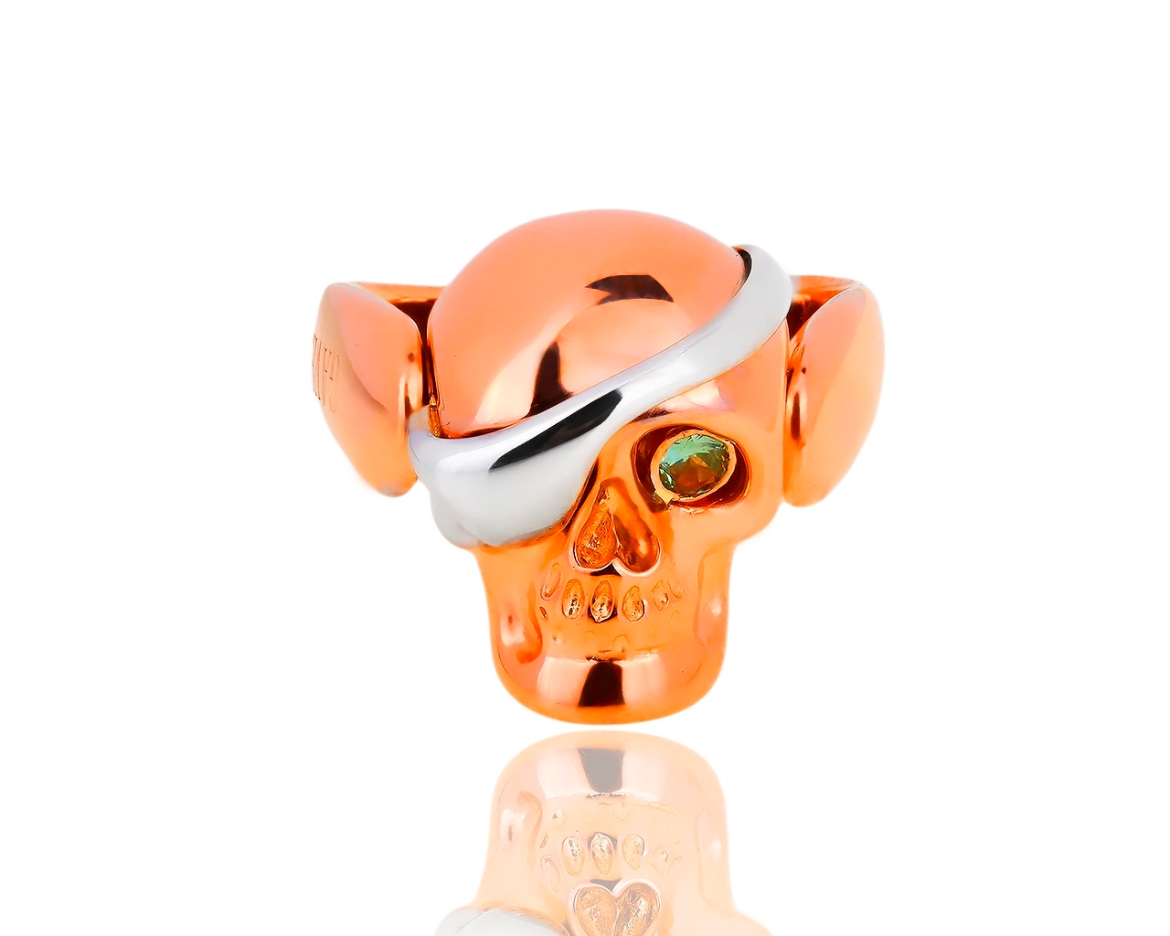 Шикарное золотое кольцо с сапфиром и ониксом Gavello 020219/1