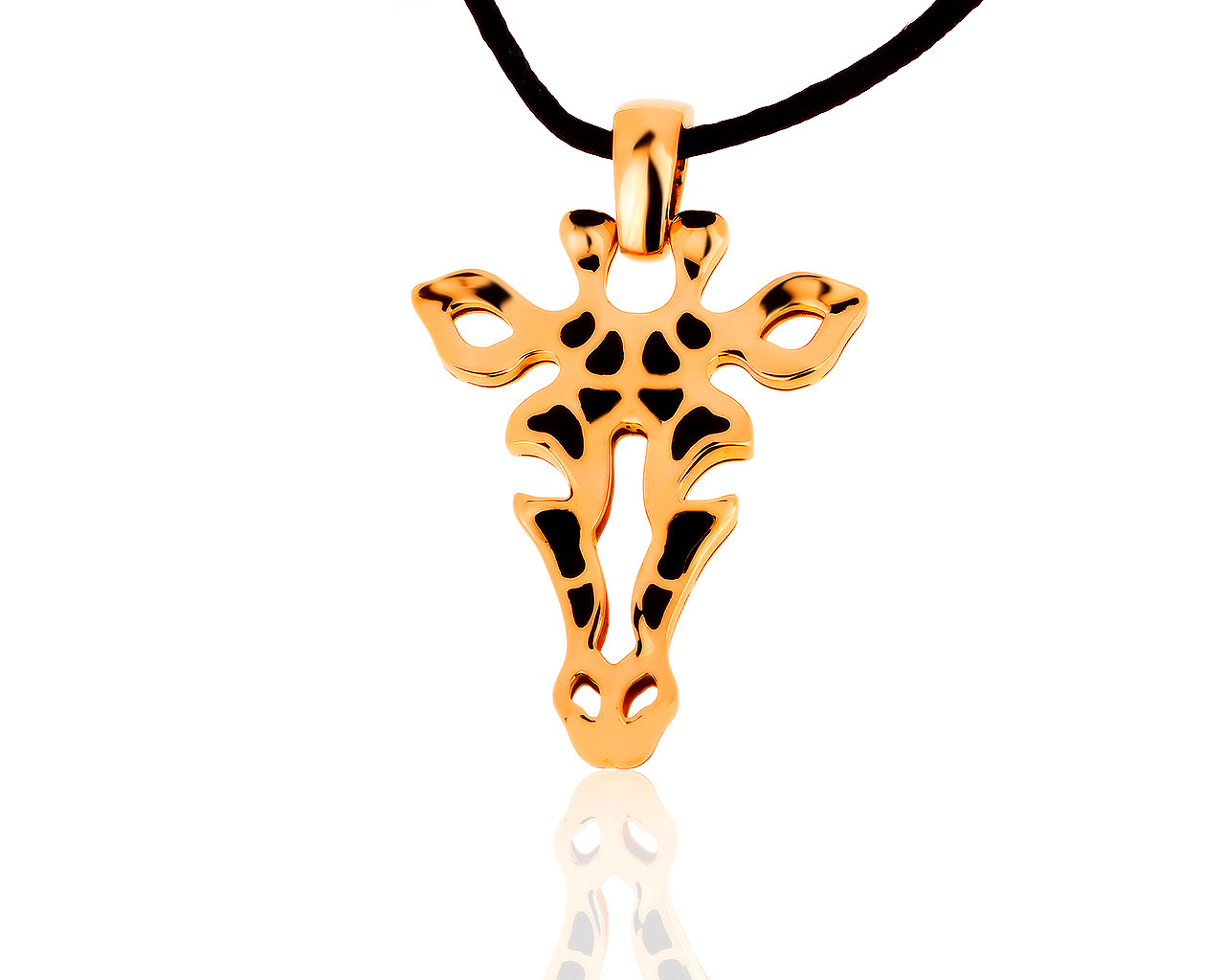 Оригинальный золотой кулон с эмалью Carrera y Carrera 290719/3