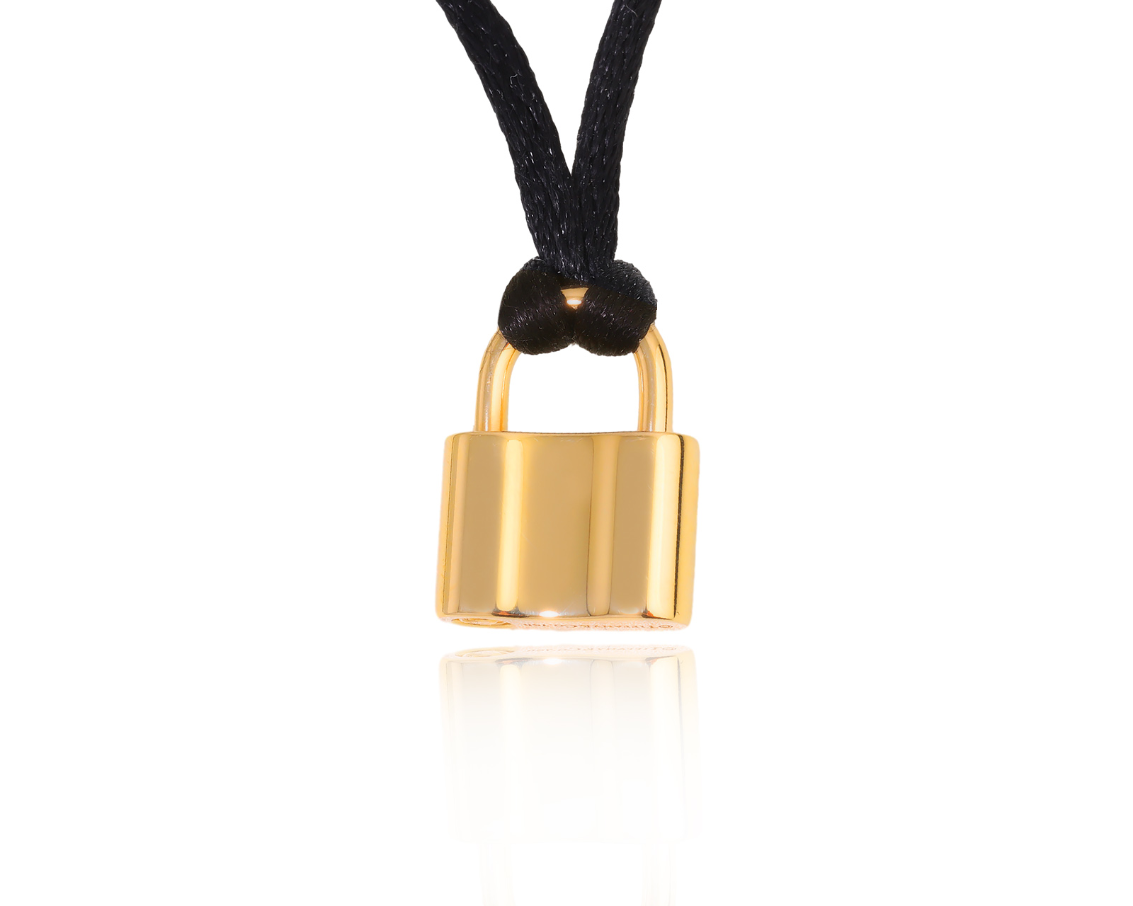 Оригинальный золотой кулон Tiffany&Co Lock