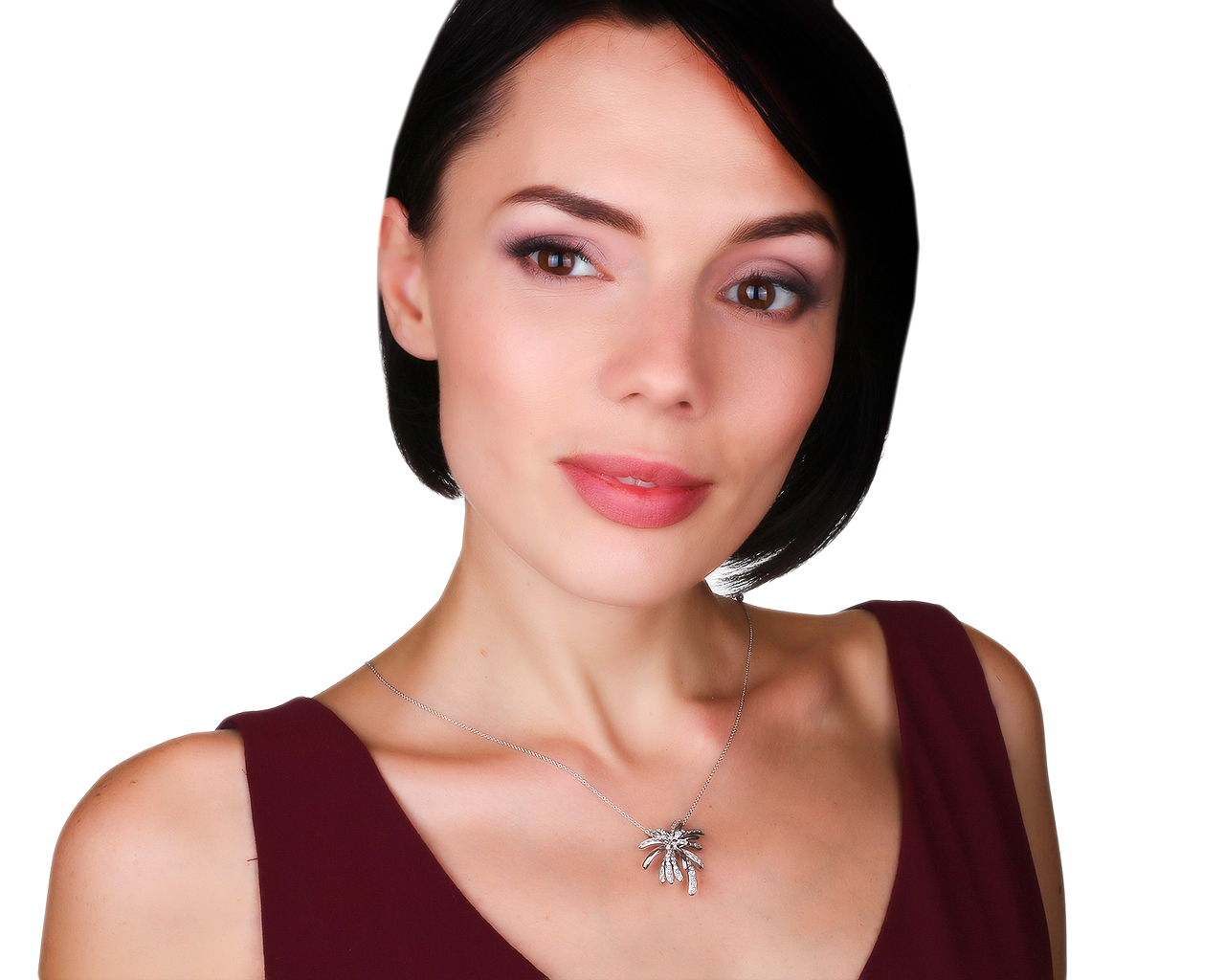 Оригинальный золотой кулон с бриллиантами 0.74ct Chimento