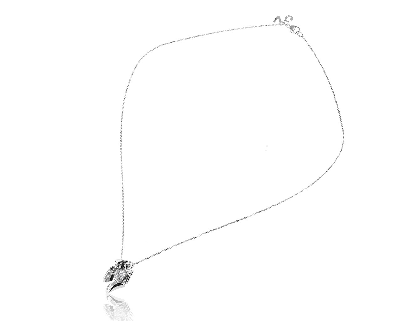 Оригинальный золотой кулон с бриллиантами 0.30ct Giorgio Visconti