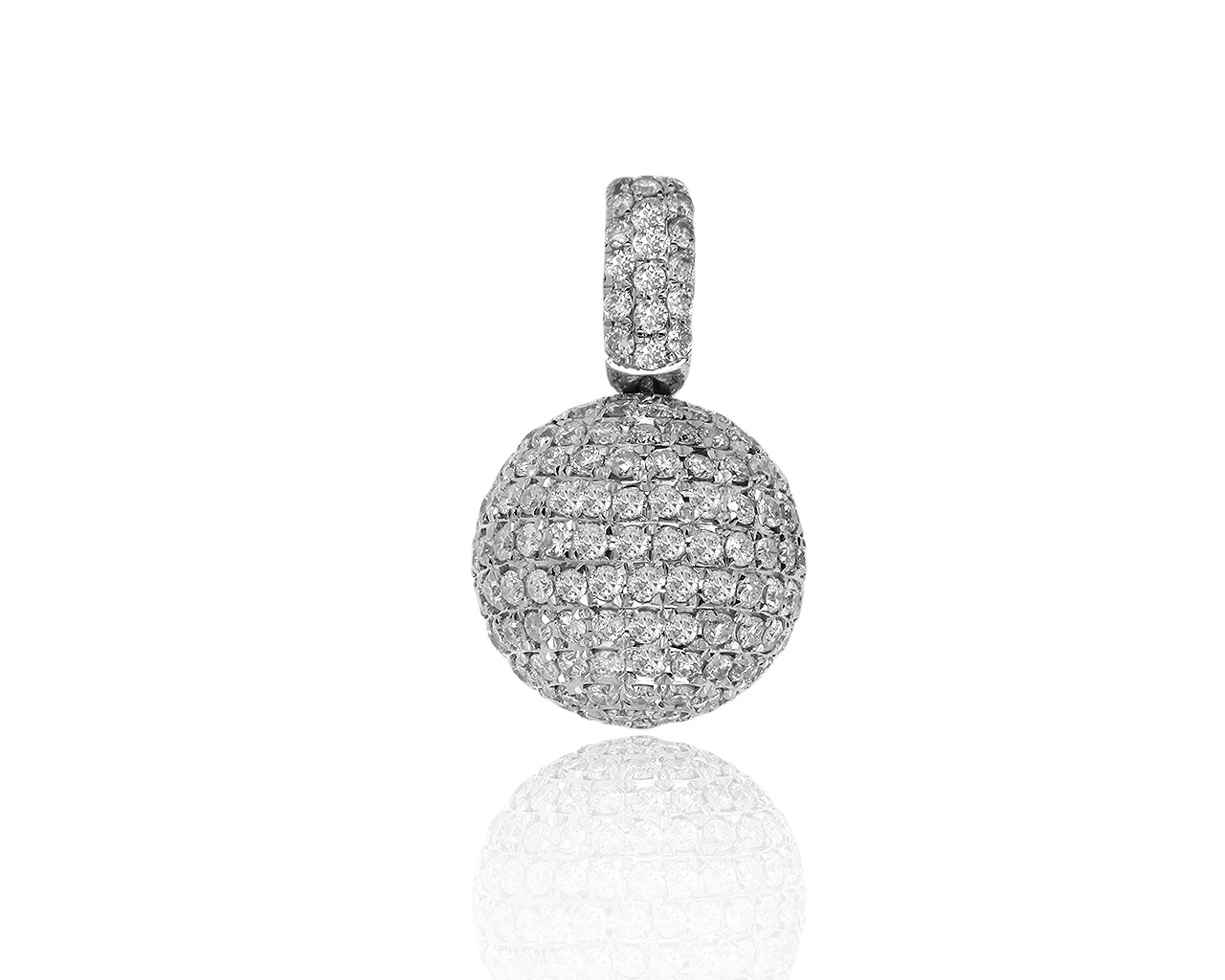 Потрясающий золотой кулон с бриллиантами 2.20ct 171019/2