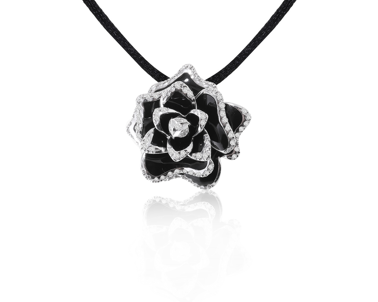 Оригинальный золотой кулон-брошь с эмалью Roberto Coin 291122/2