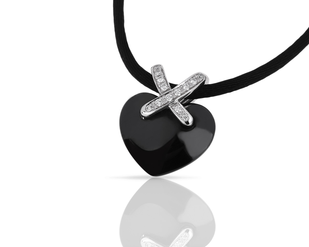 Золотая подвеска с бриллиантами 0.15ct Chaumet Liens