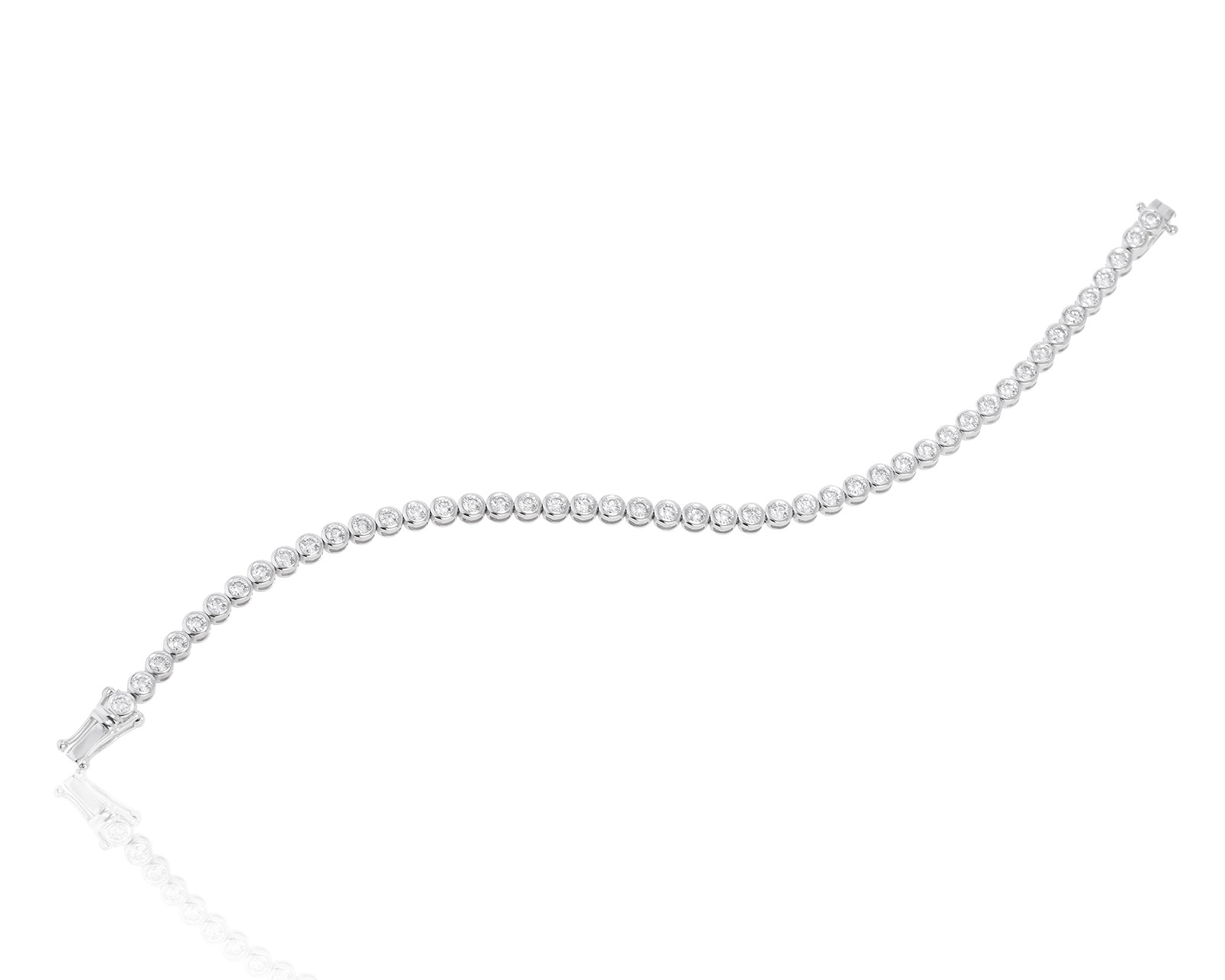 Престижный золотой браслет с бриллиантами 2.76ct 110922/5