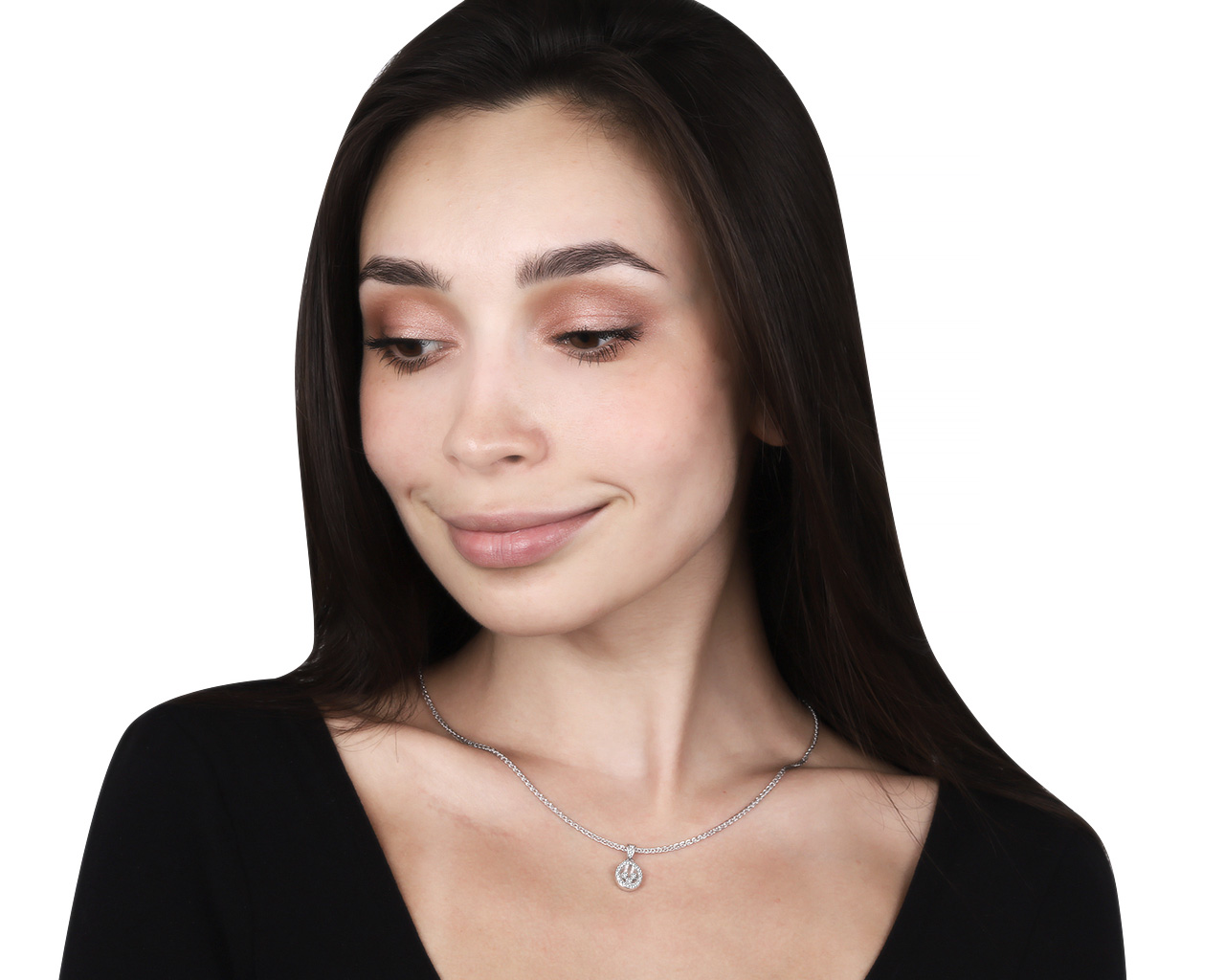 Оригинальный золотой кулон с бриллиантами 0.33ct Chopard Happy Diamonds