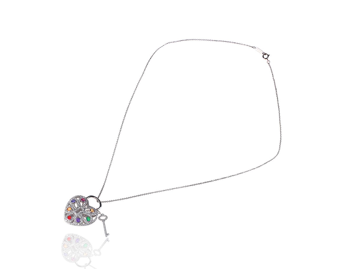 Шикарная золотая подвеска с бриллиантами 0.97ct Tiffany&Co