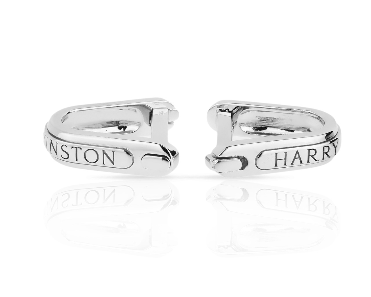 Солидные золотые запонки Harry Winston 080817/14