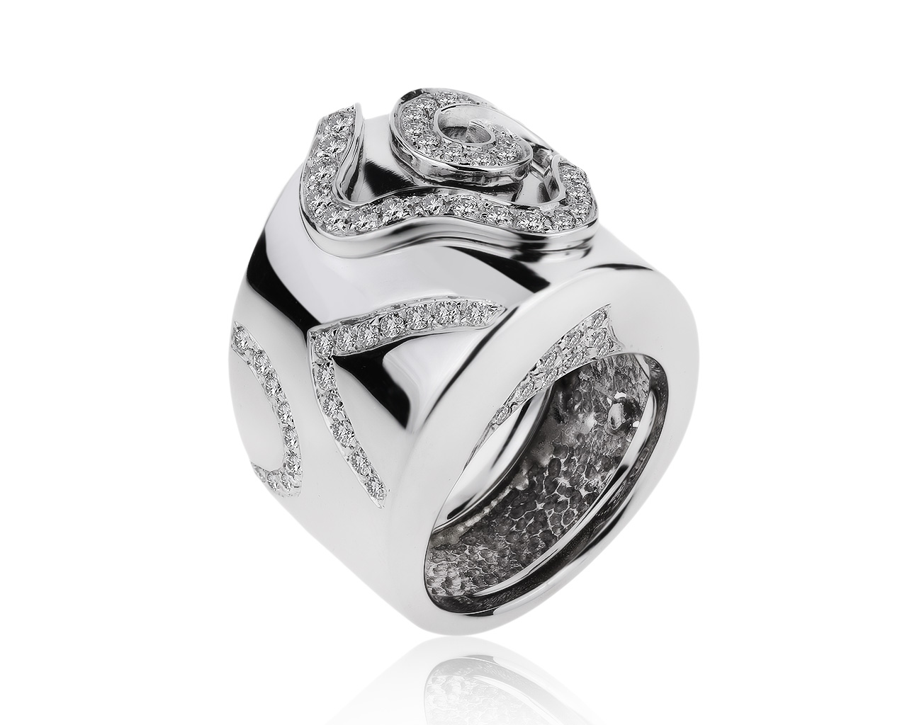 Оригинальное золотое кольцо с бриллиантами 0.93ct Nouvelle Bague 020320/5