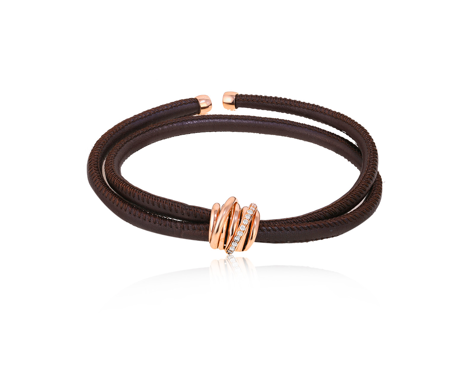 Оригинальный золотой браслет с бриллиантами 0.19ct De Grisogono Allegra 161125/1