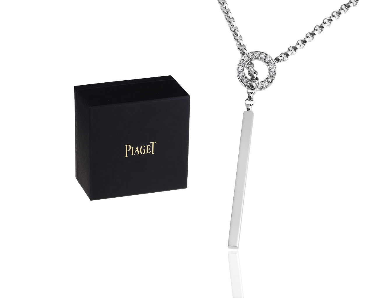 Оригинальное золотое колье с бриллиантами 0.38ct Piaget Posession
