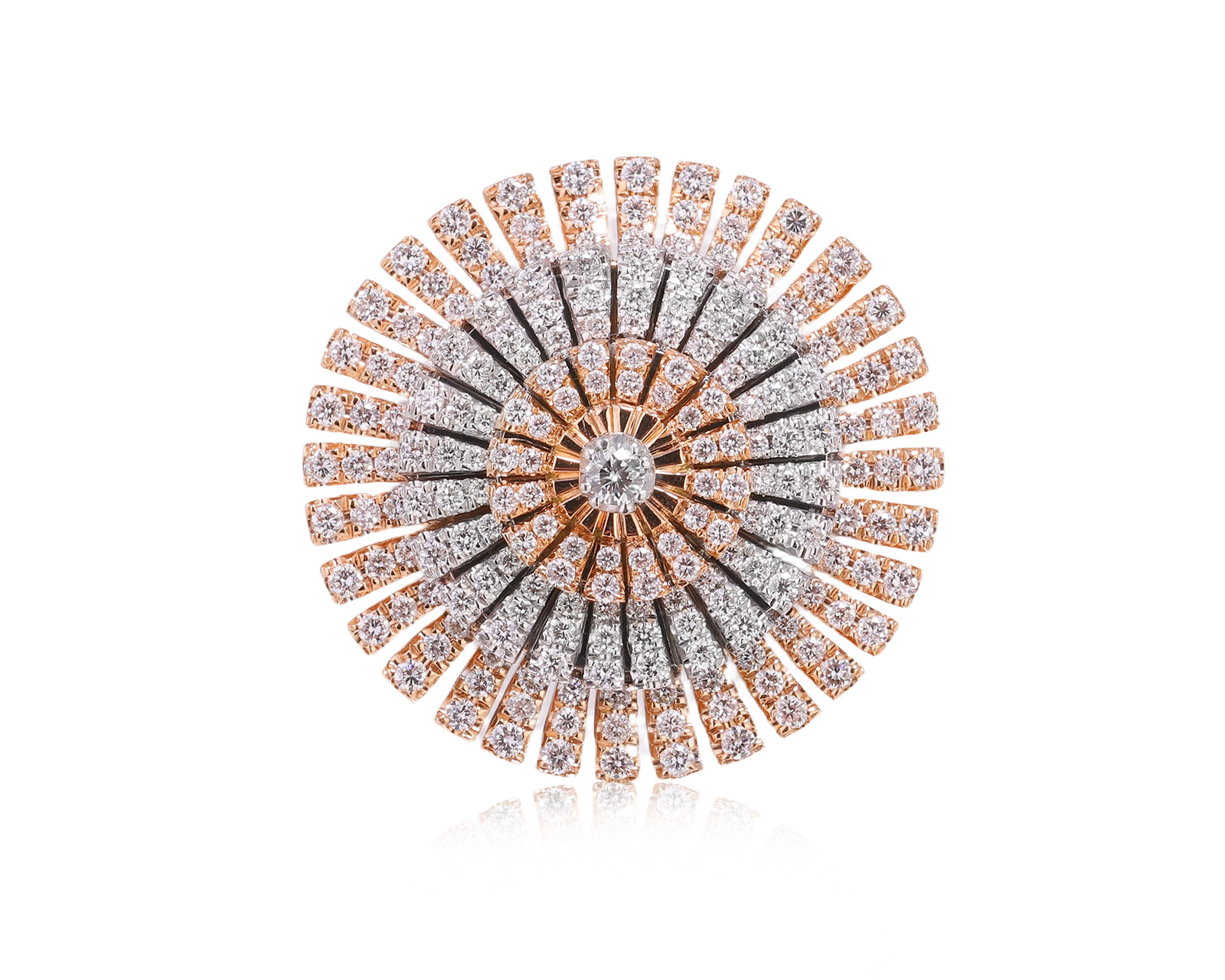 Золотое кольцо с бриллиантами 0.68ct