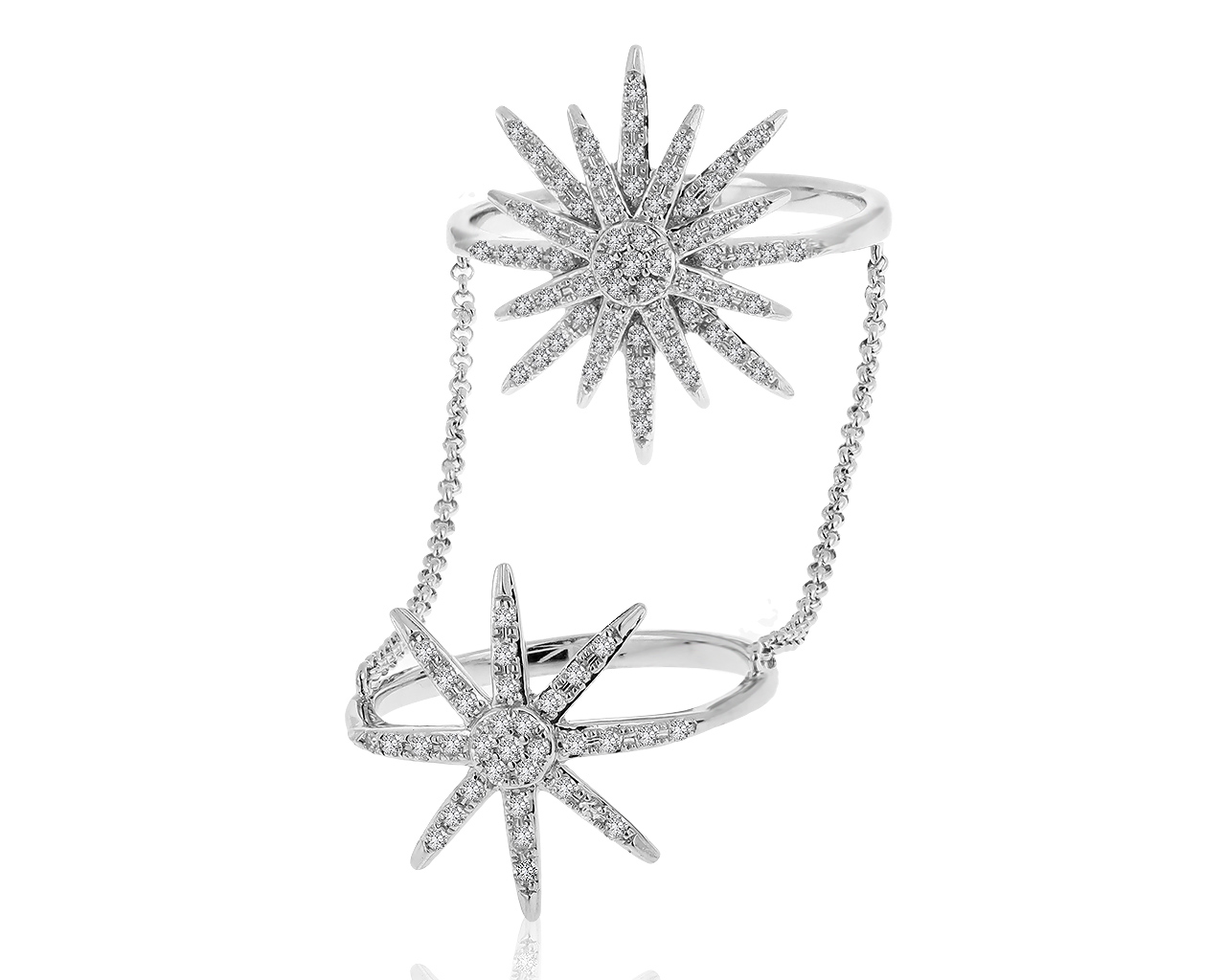 Изысканное золотое кольцо с бриллиантами 0.40ct 240320/6