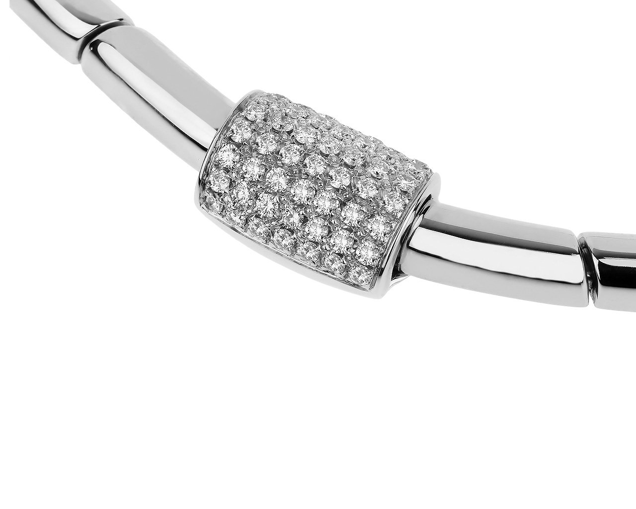 Солидное золотое колье с бриллиантами 1.01ct Piaget 020318/9